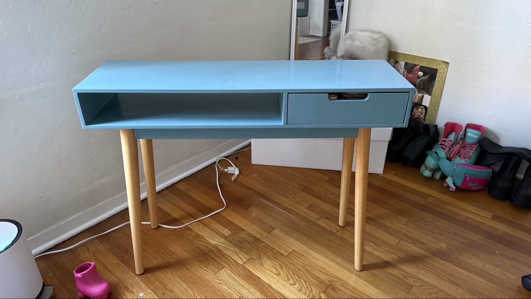 Blue desk