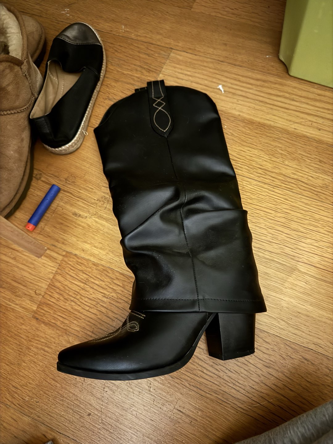 fold over cowboy boots