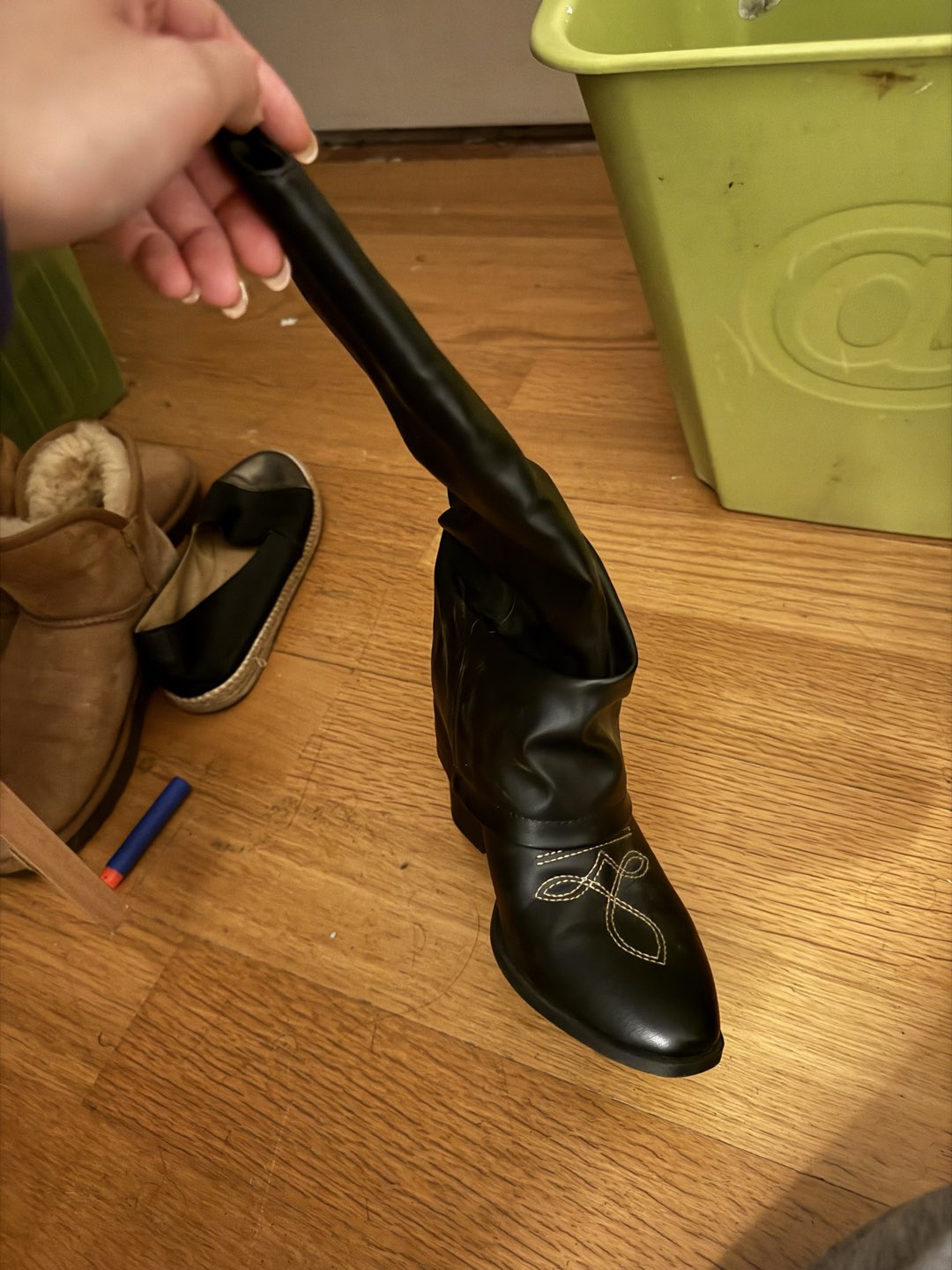 fold over cowboy boots photo 2