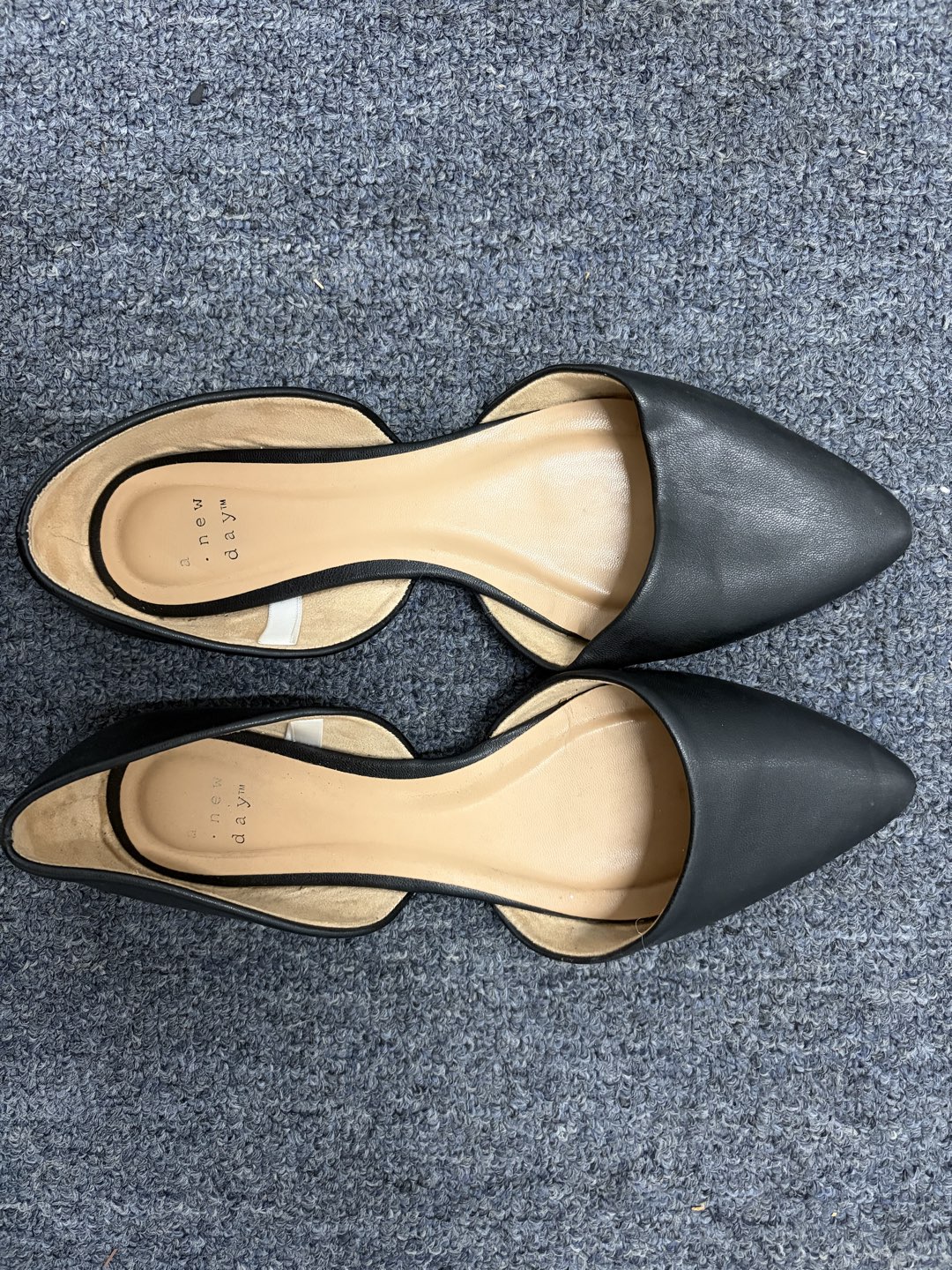 “a new day™️” Black flats