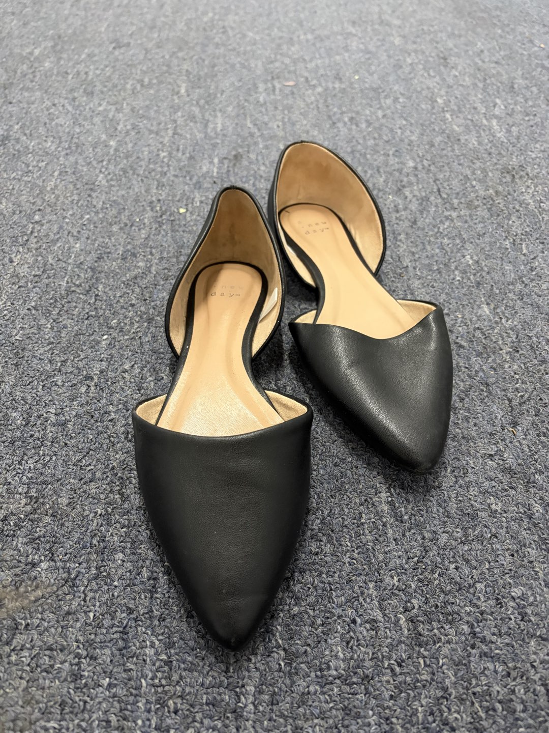 “a new day™️” Black flats photo 3