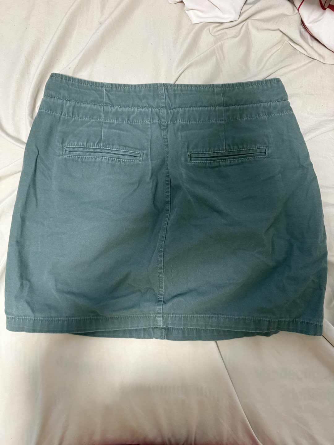 forever 21 navy green skirt photo 2