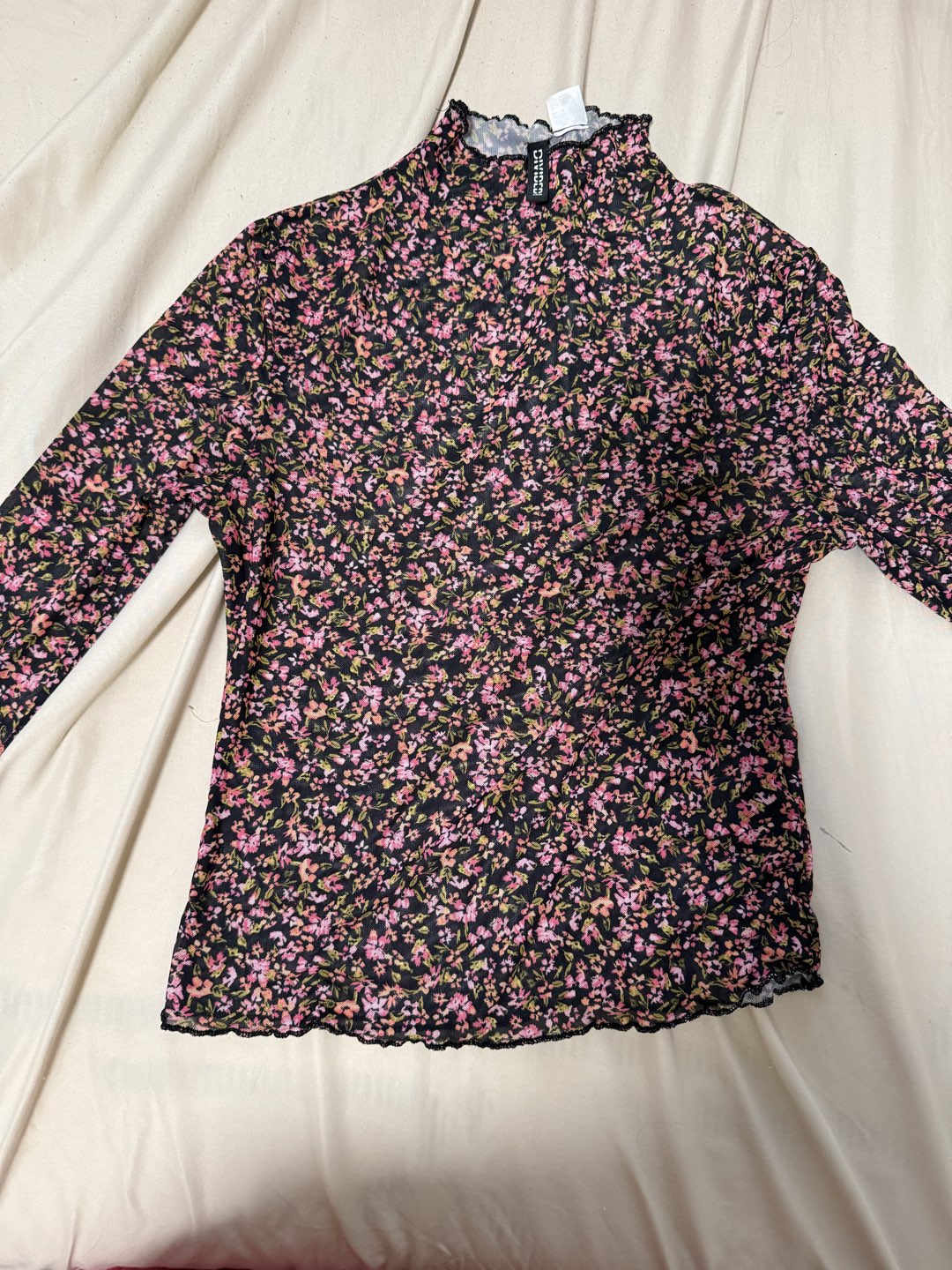 sheer h&m turtleneck
