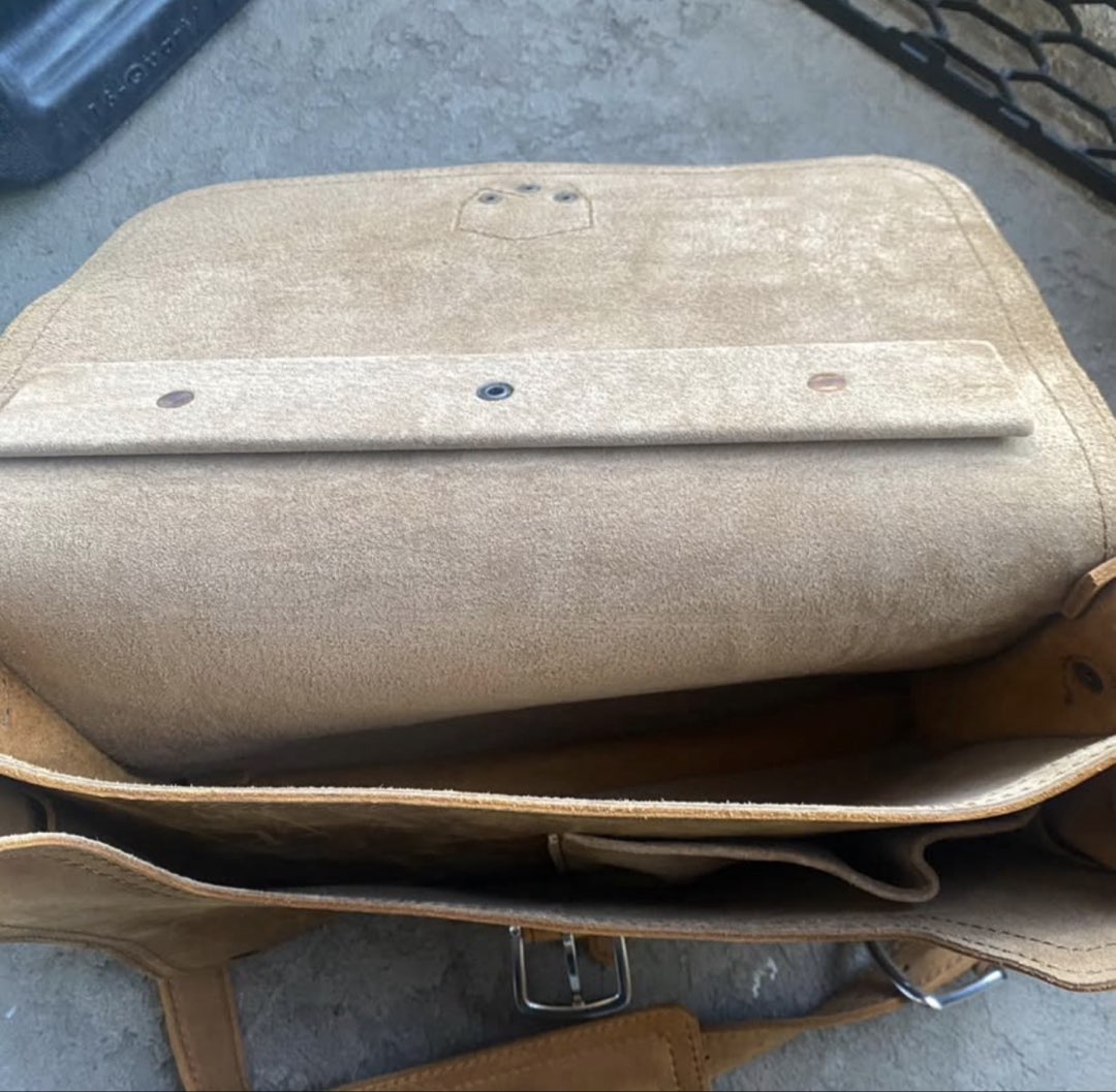 Saddlebqoc leather co FOURTEENER THIN LEATHER BRIEFCASE photo 2
