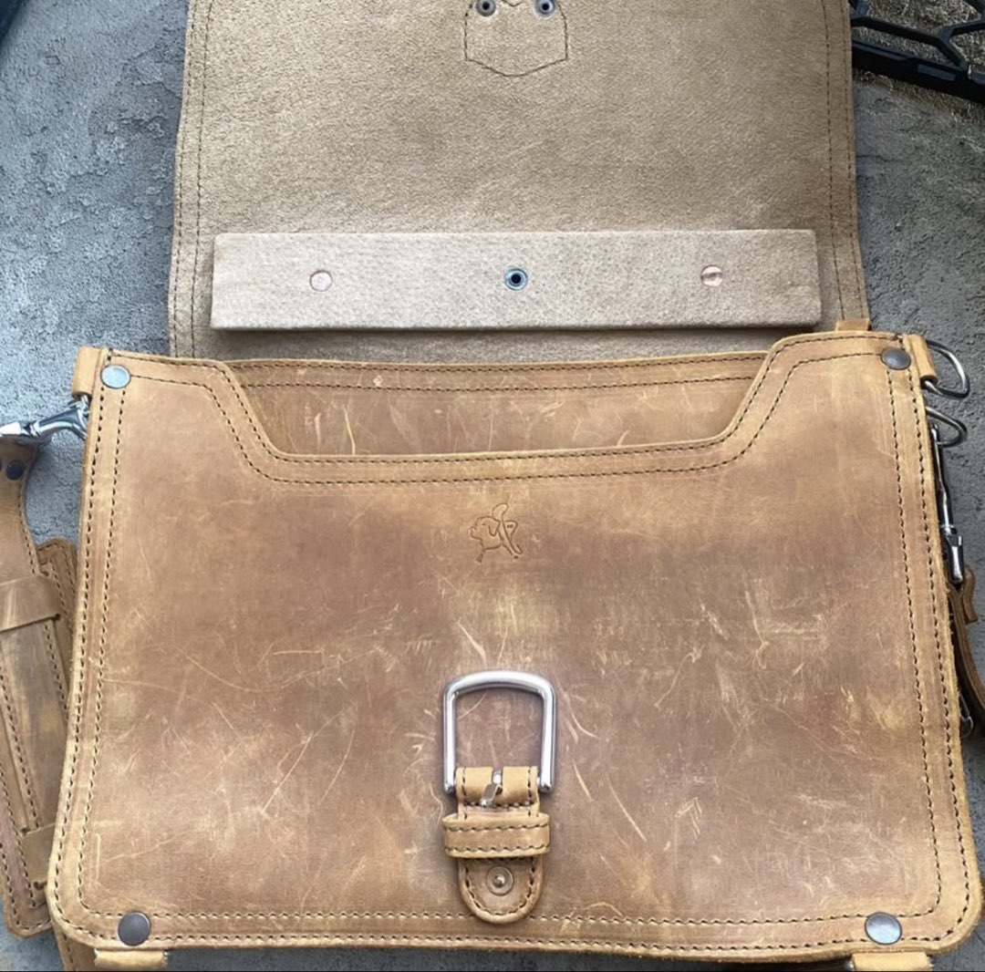 Saddlebqoc leather co FOURTEENER THIN LEATHER BRIEFCASE photo 3