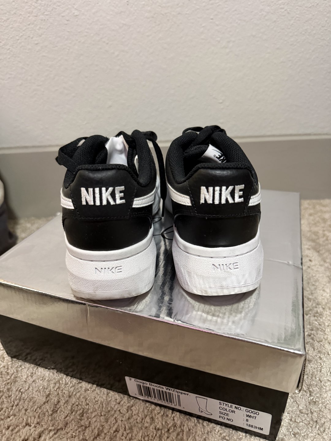 Black Nike Platform Sneakers photo 4