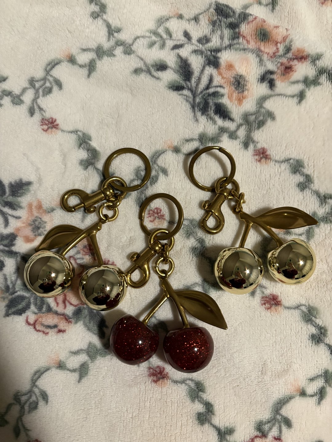 Cherry Bag Keychains