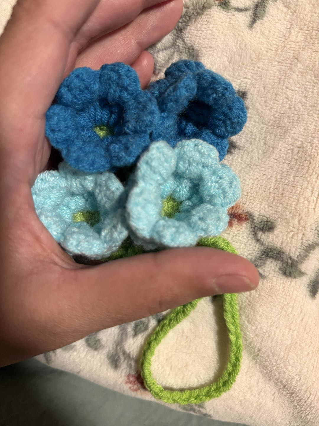 Hanging Blue Flowers photo 3