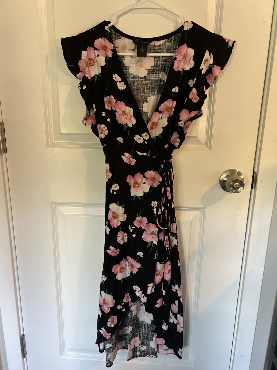 Aqua Wrap Dress