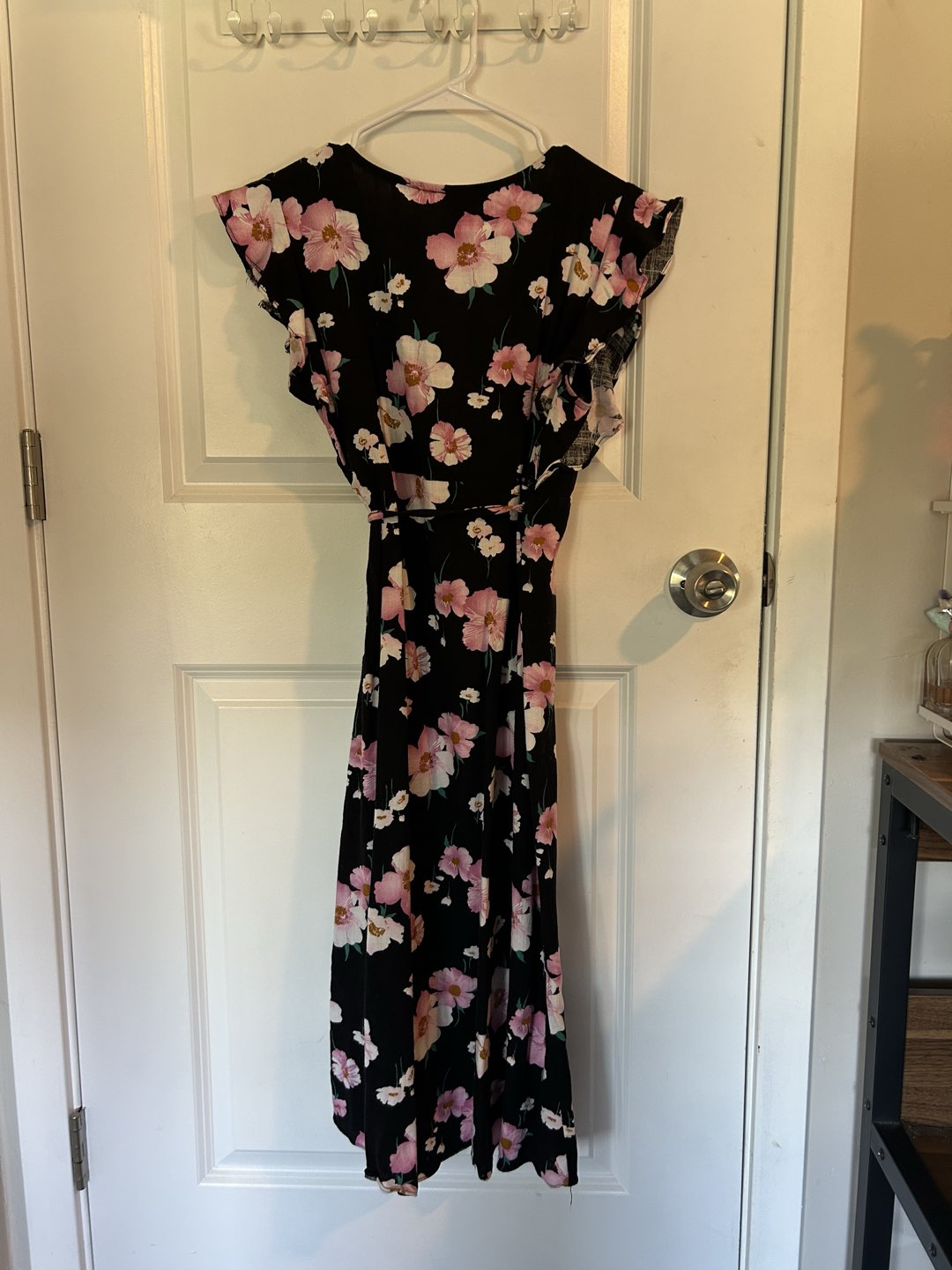 Aqua Wrap Dress photo 4