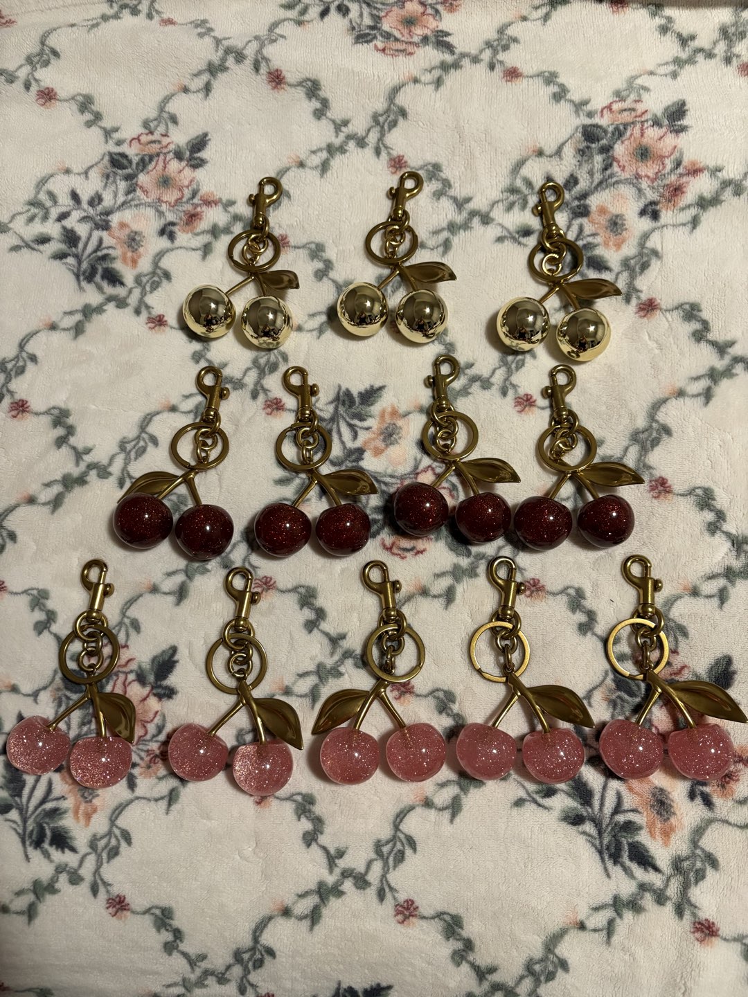Cherry Bag Keychains
