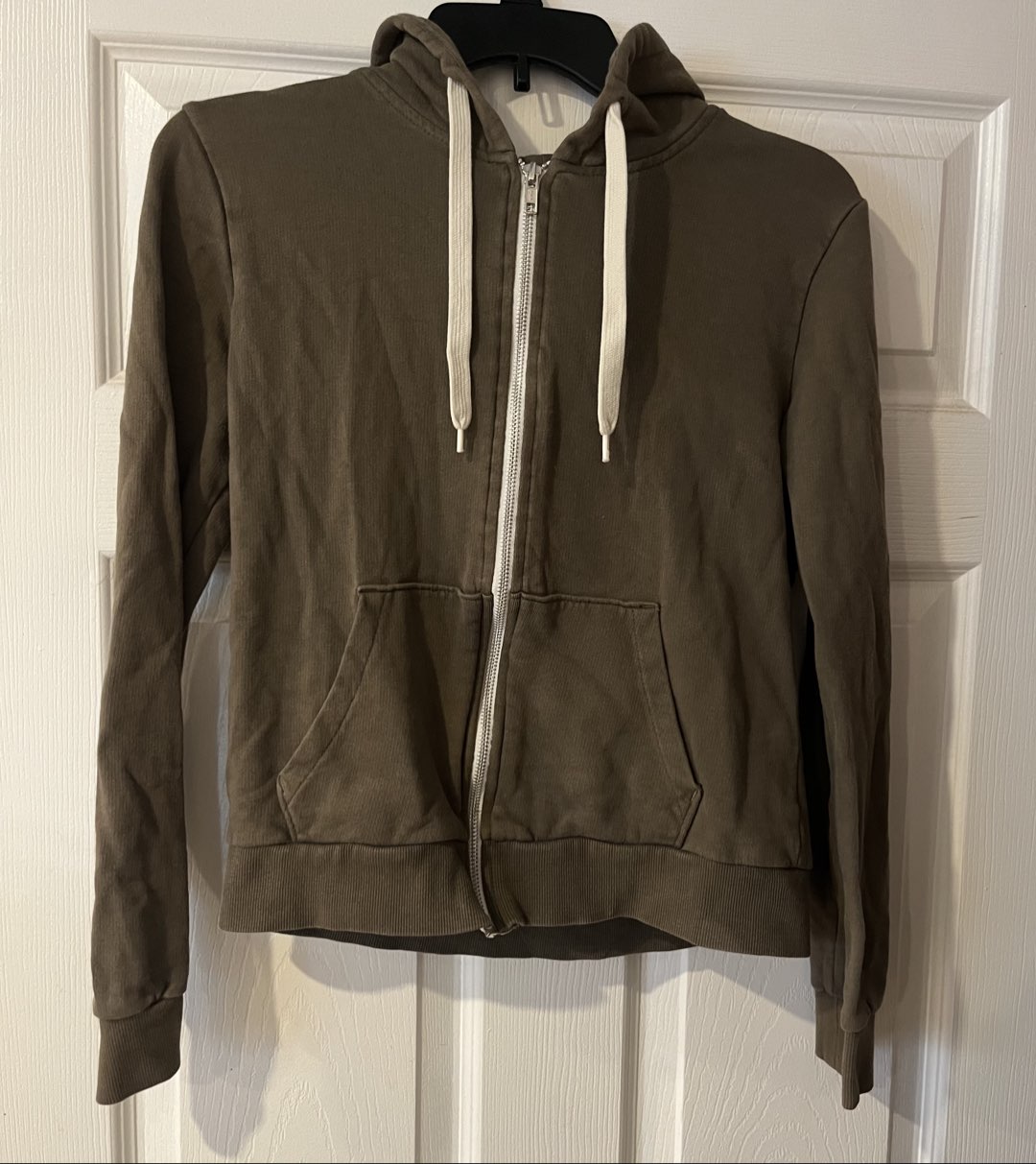 Green zip up