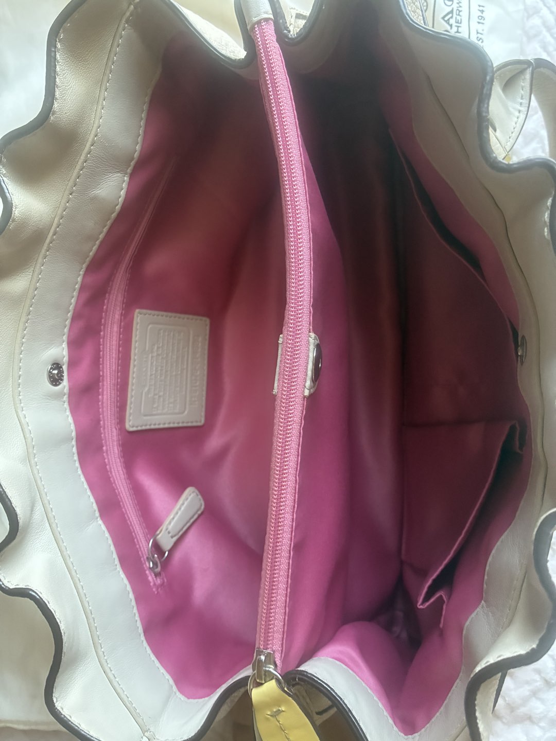 COACH Leather Satchel 👜 photo 5