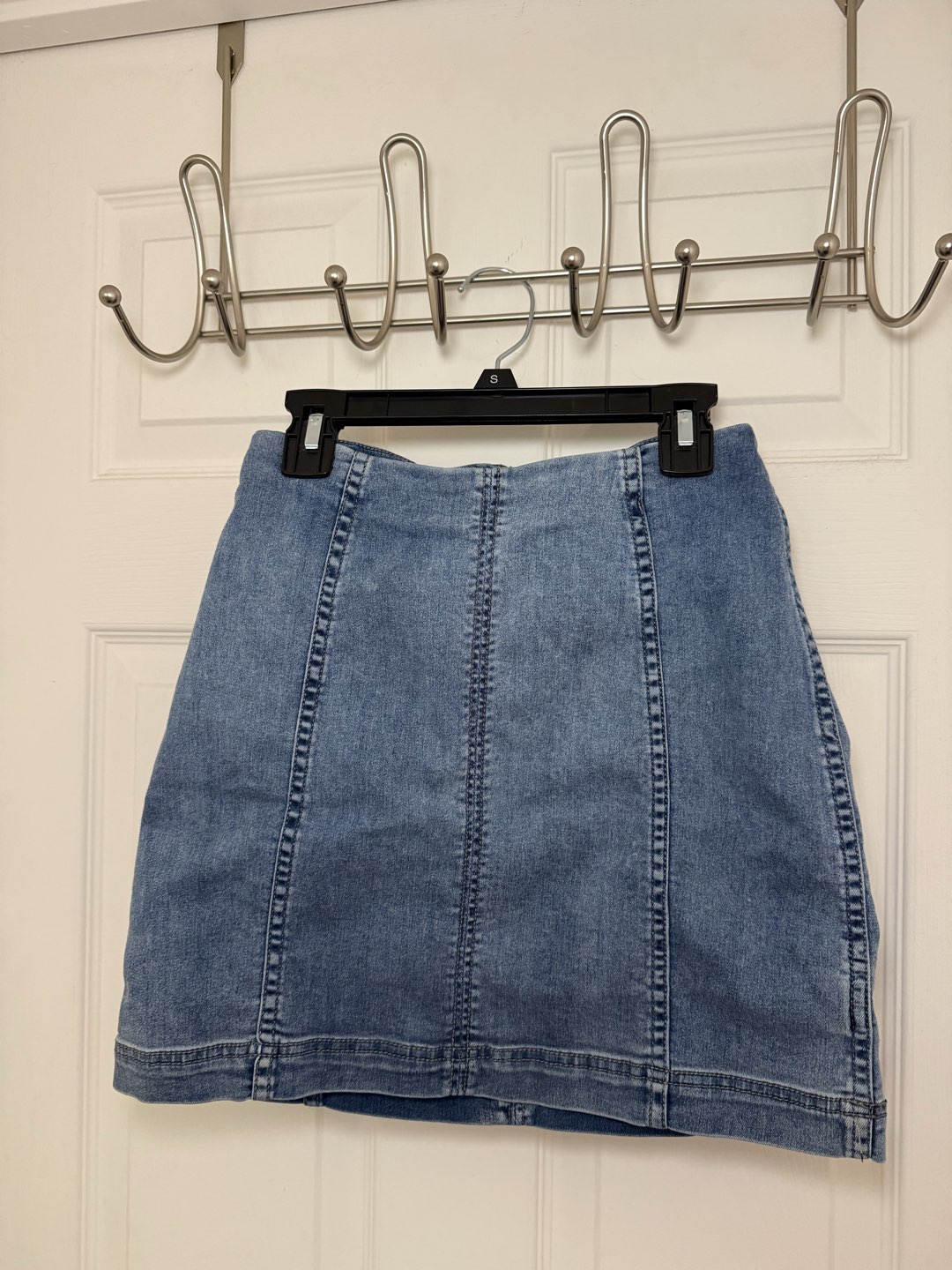 Free People denim skirt