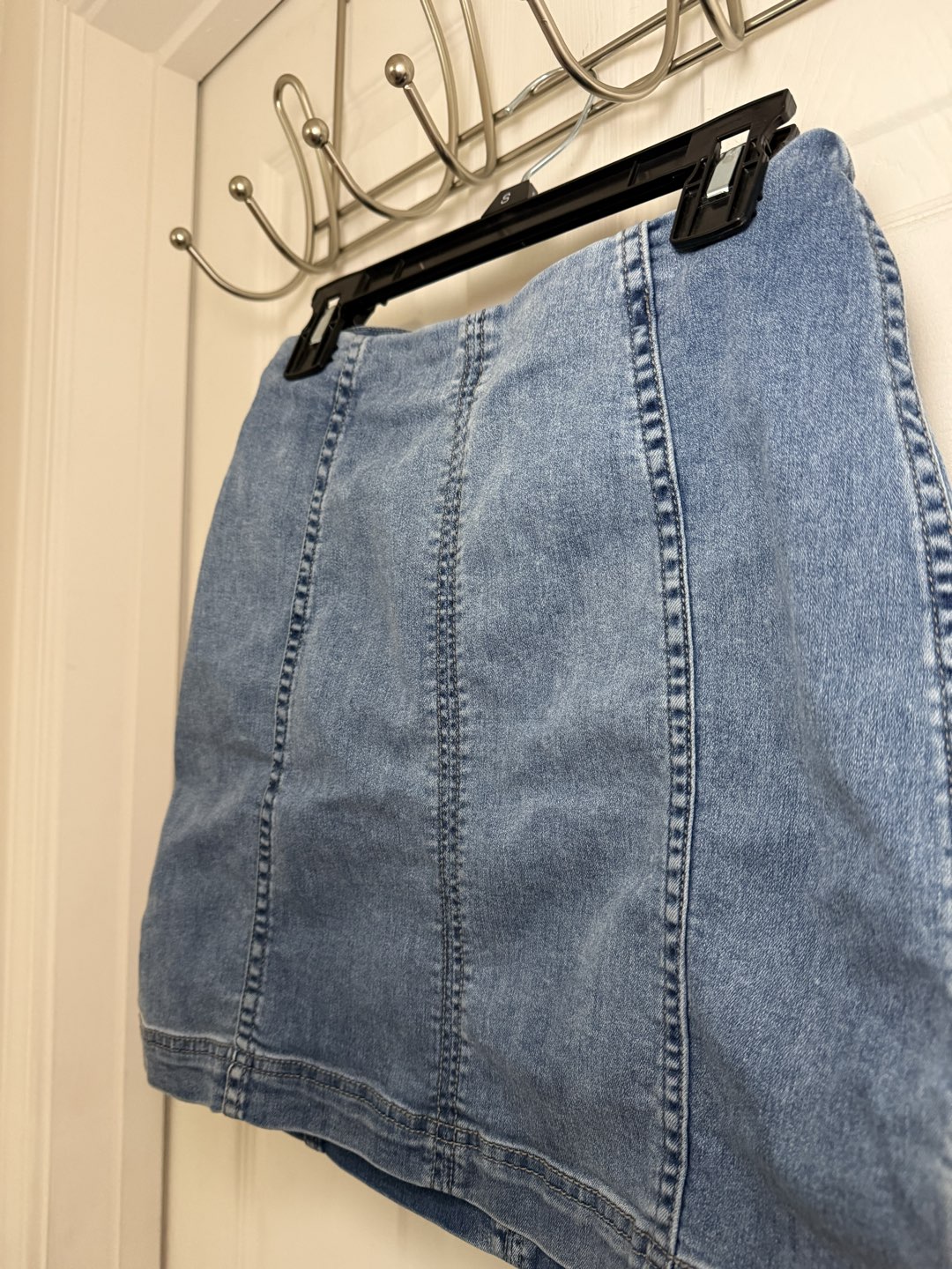 Free People denim skirt photo 2