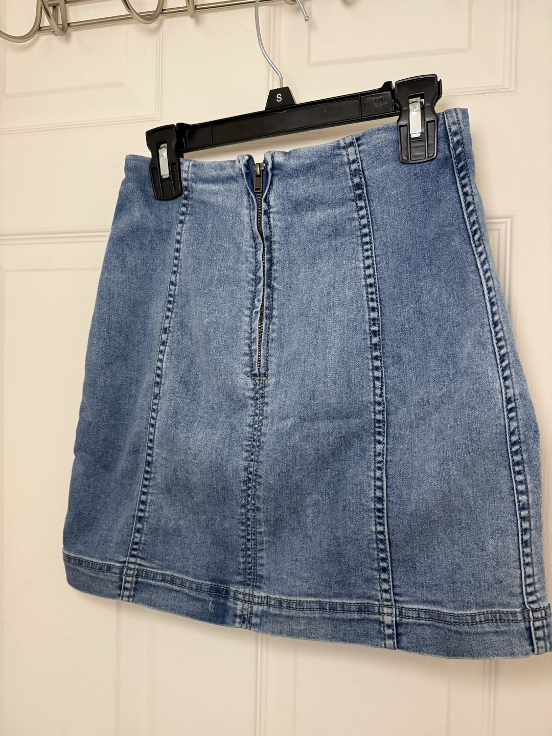 Free People denim skirt photo 3