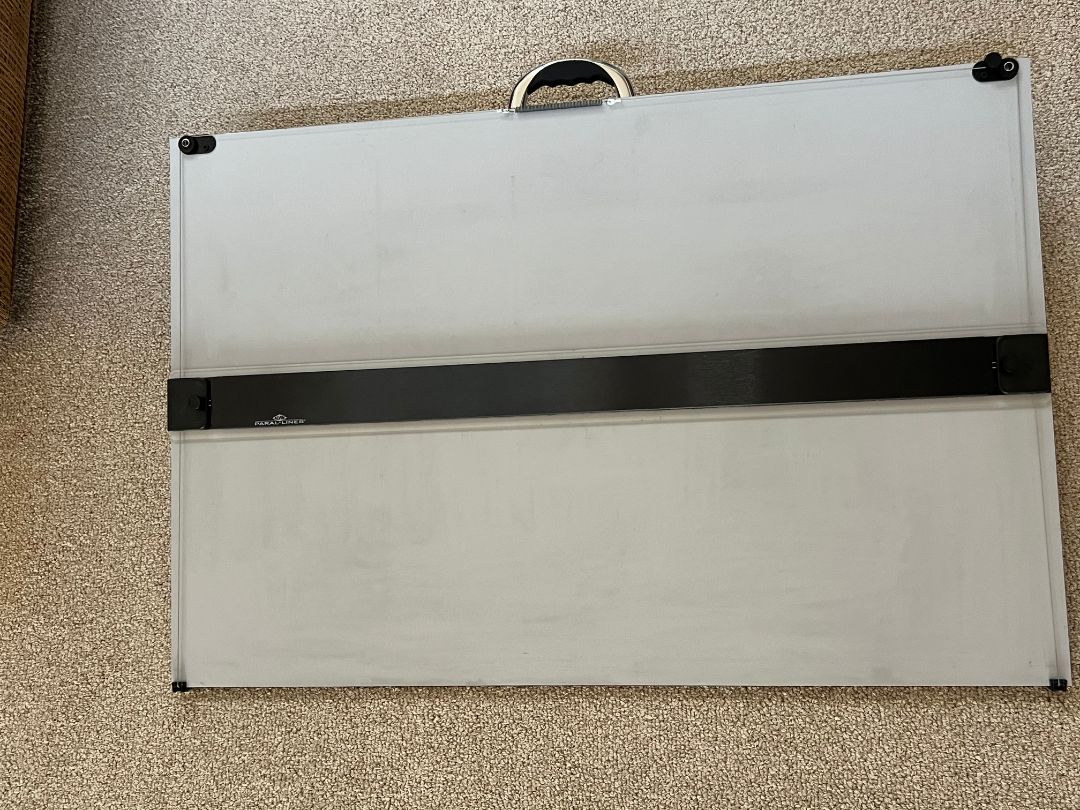 Portable Drafting Board with Alvin Paral-Liner BOARD SIZE: 24" x 36" with Vinyl Board Cover photo 3