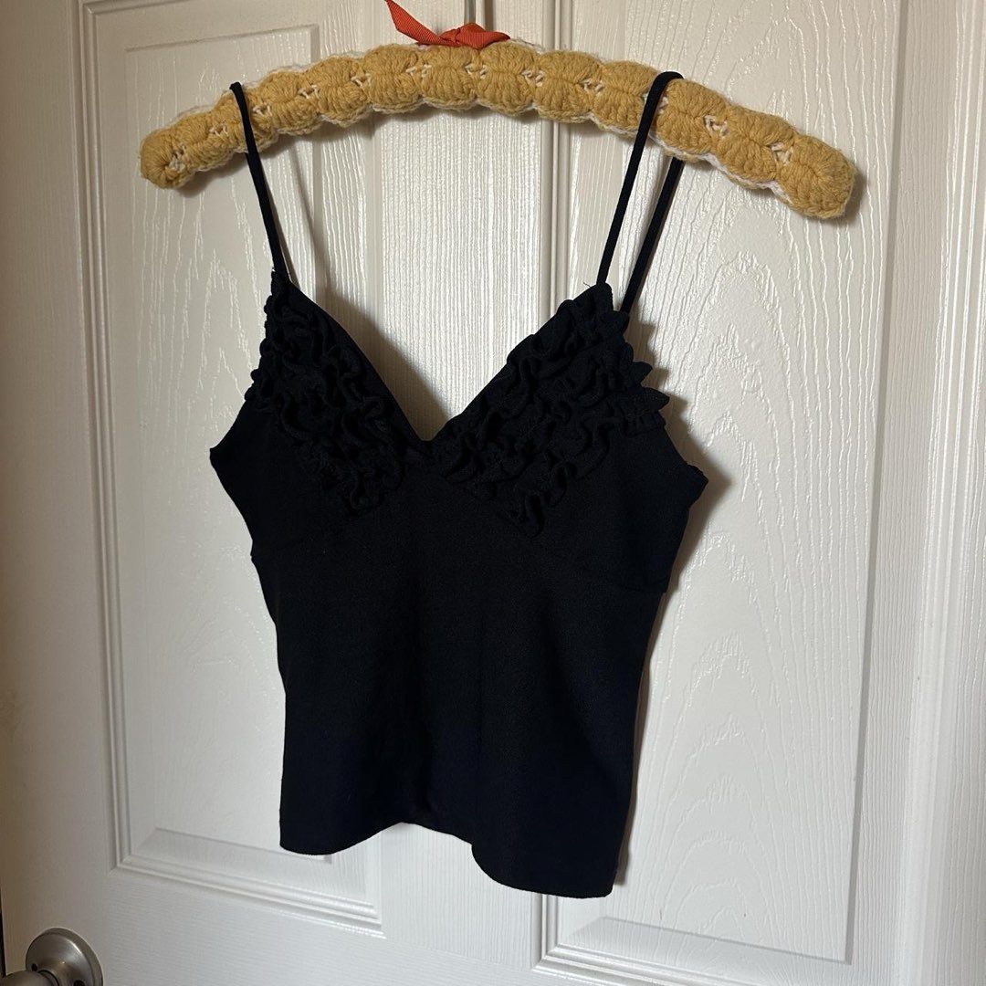 Vintage Ruffle Tank Top