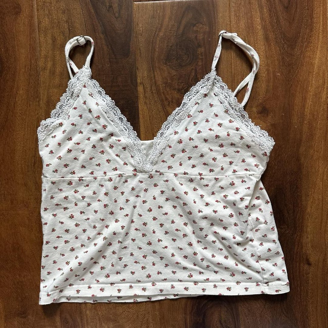 Brandy Melville Floral Tank Top