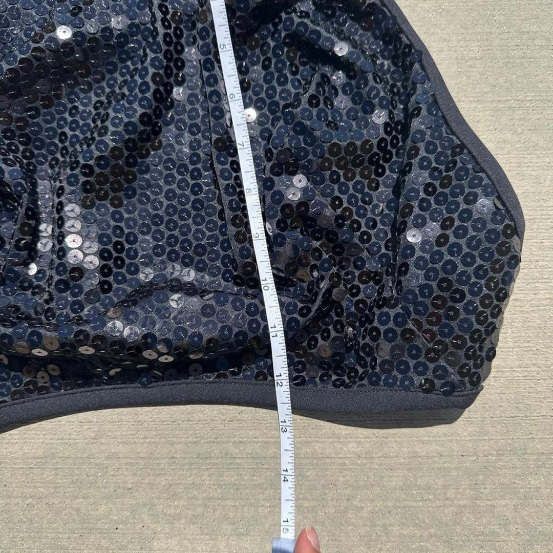 Vintage Sequin Halter Top photo 3