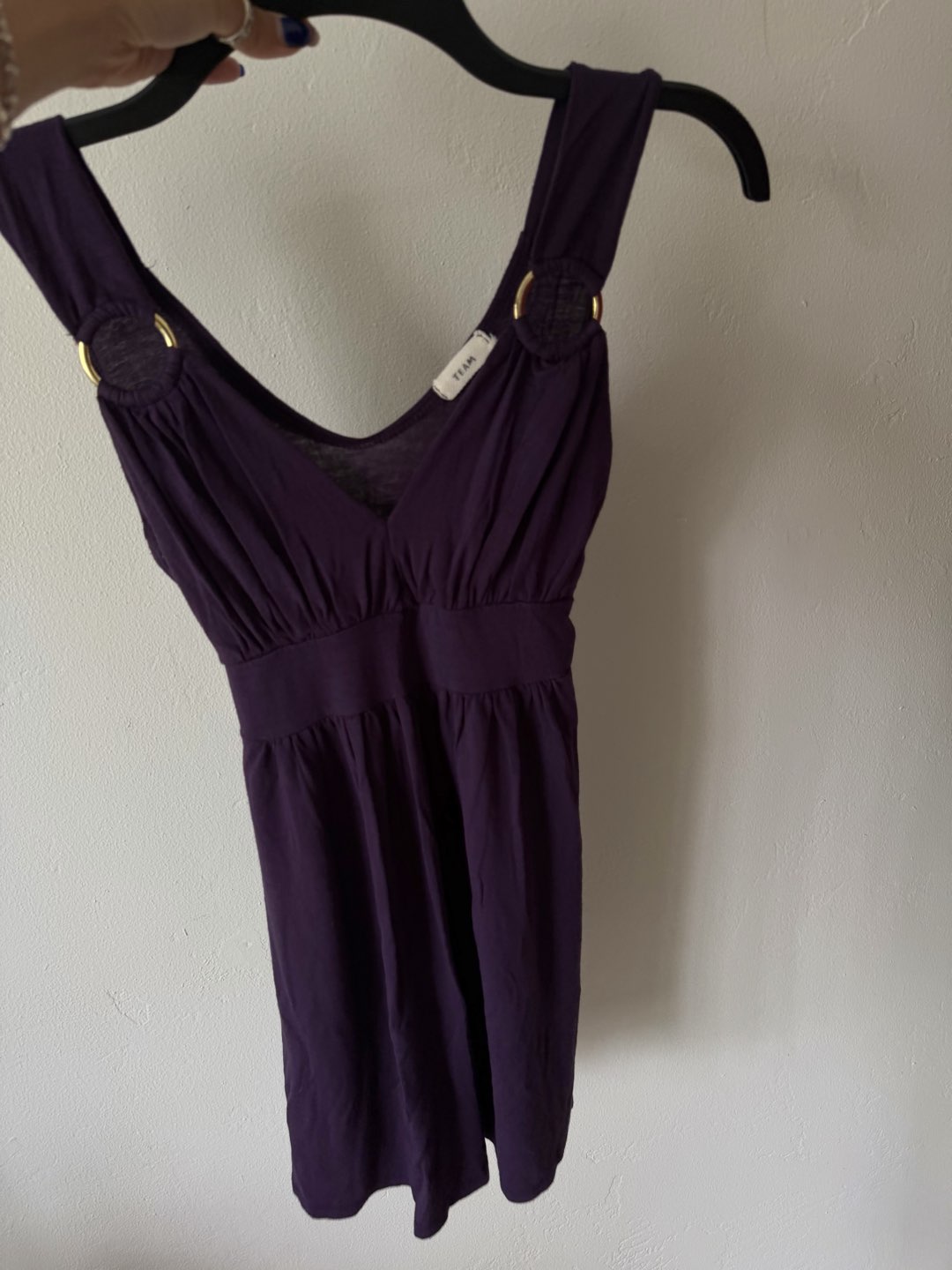 Y2K tie back babydoll top photo 2