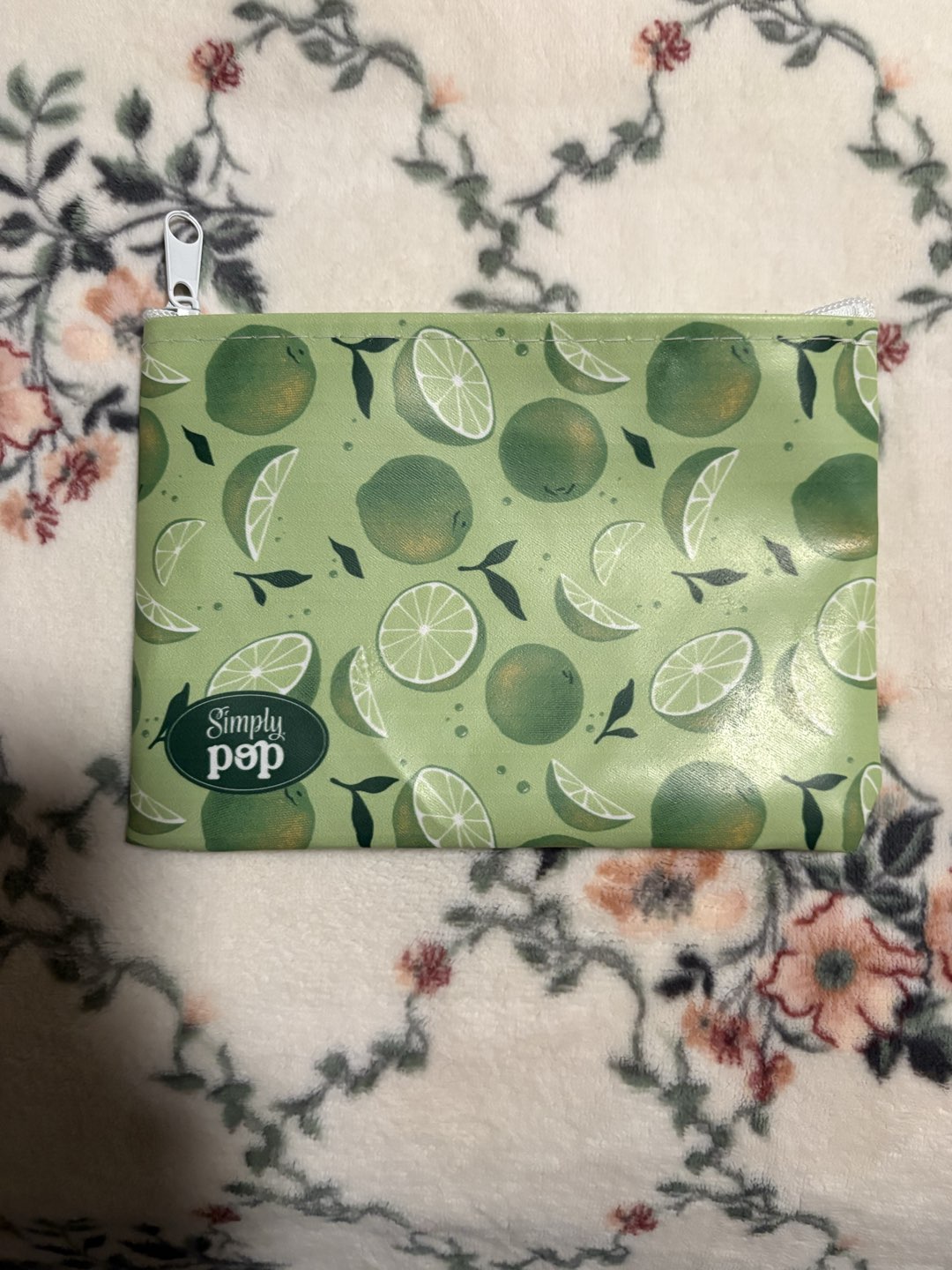 Lime Themed Toiletries Bag