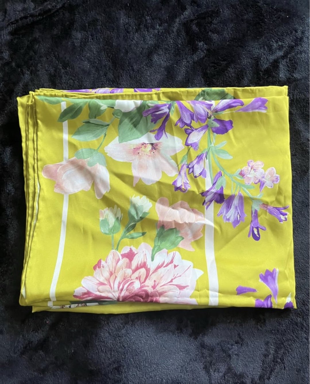 Square Floral Scarf