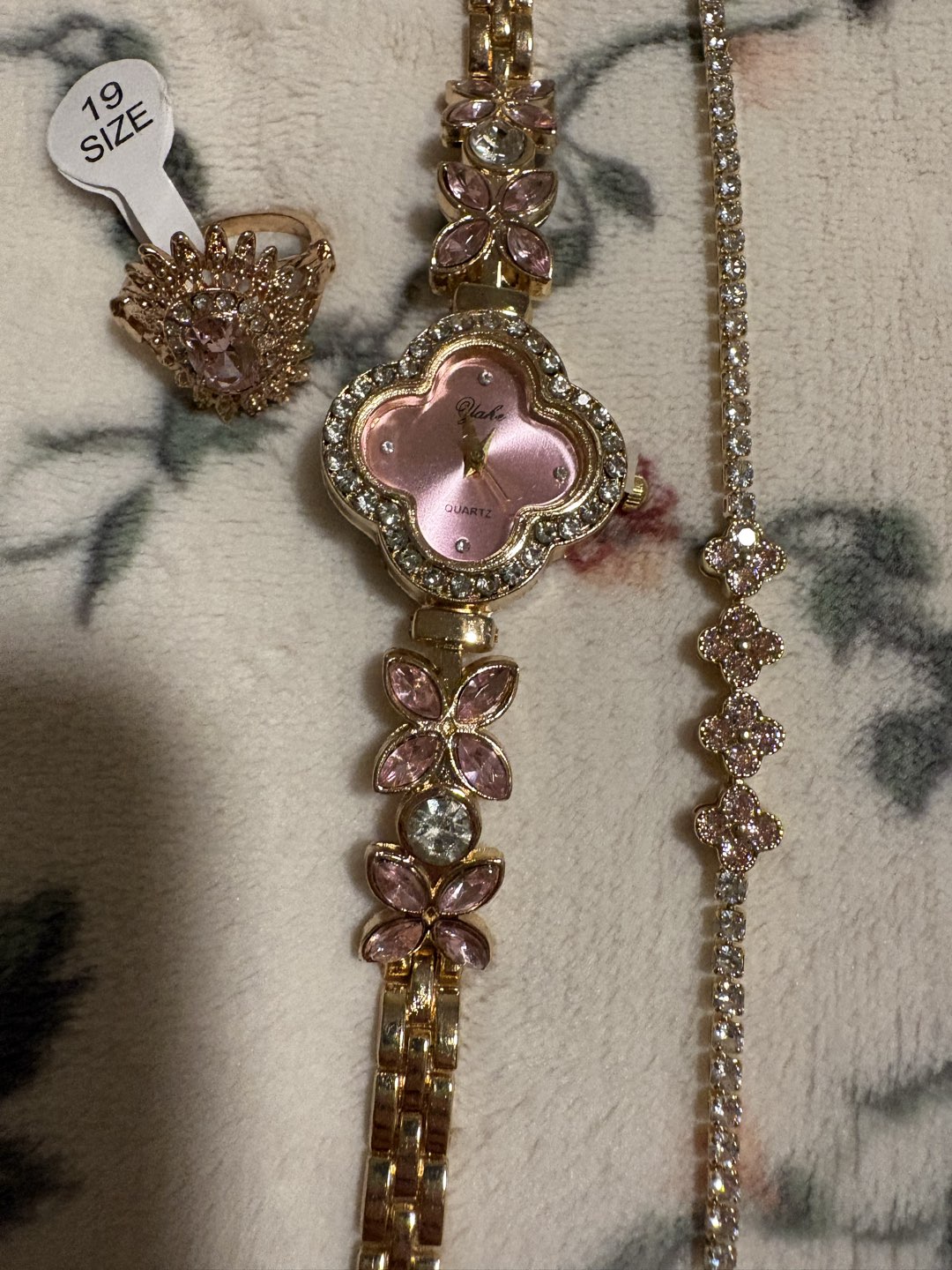 Pink Clover Watch