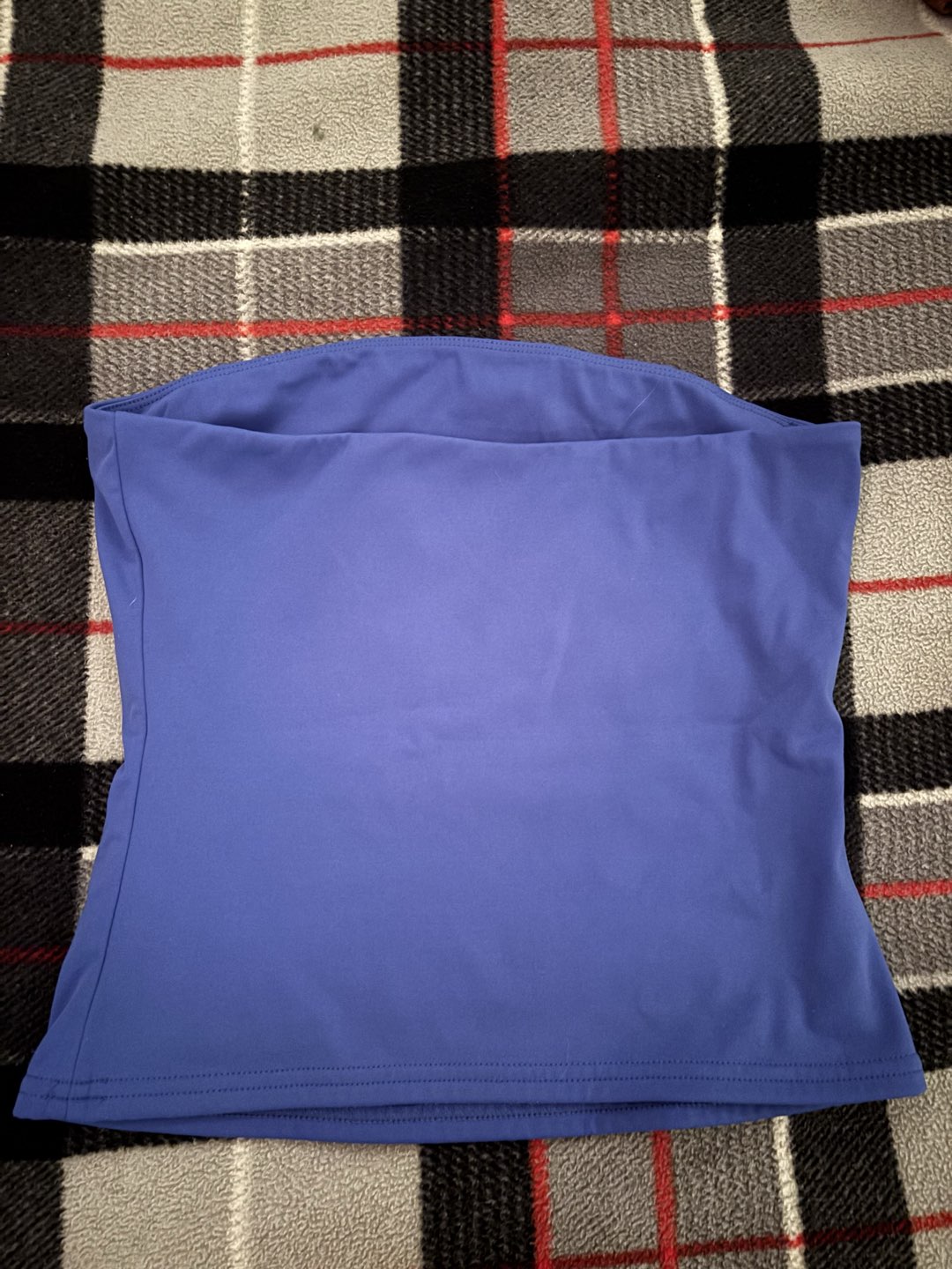 Blue tube top photo 2