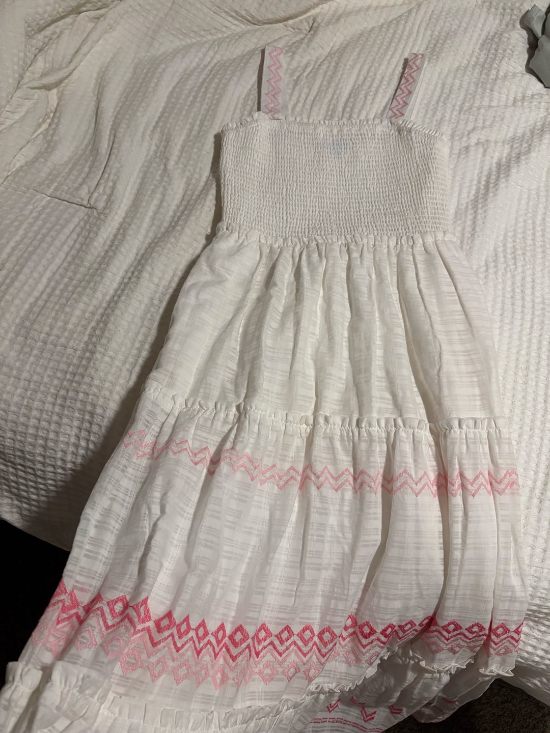 White Pink Dress